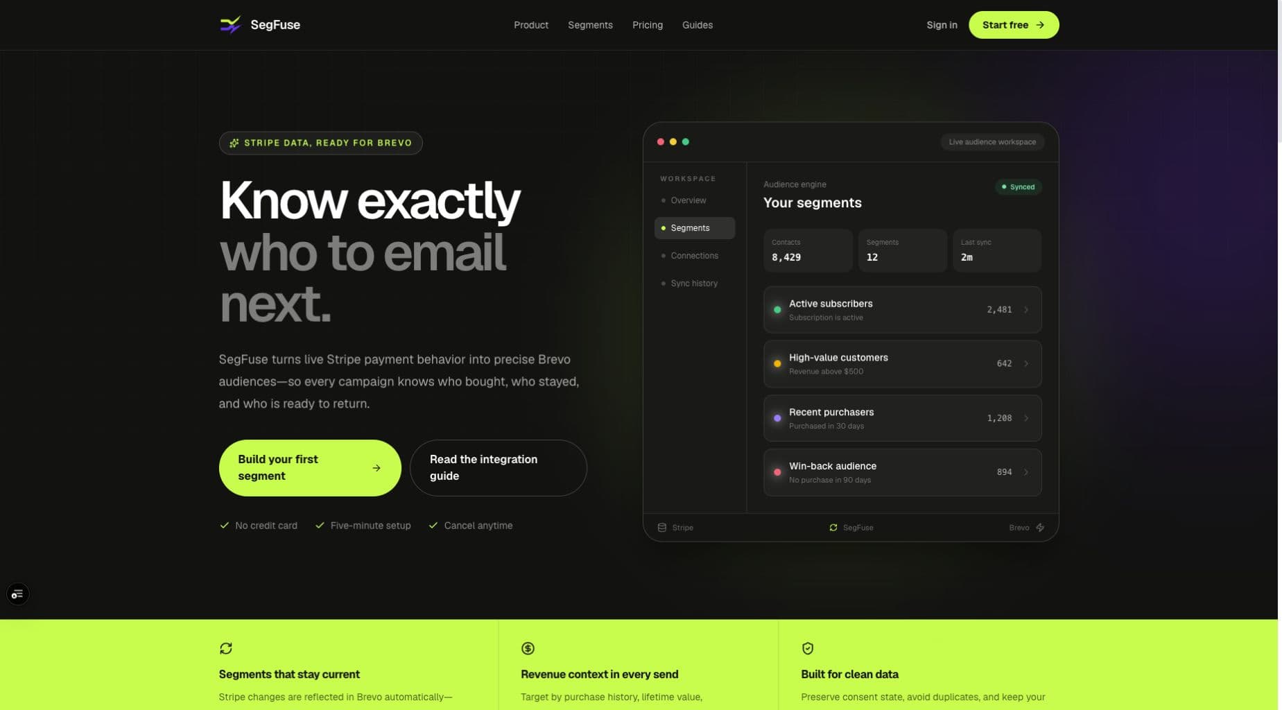 SegFuse homepage screenshot